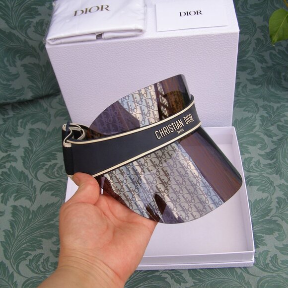 NEW Dior Club Oblique Visor FULL SET AUTHENTIC - Picture 2 of 12